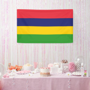 Mauritius-Flagge Banner