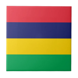 Mauritius-Flagge Fliese