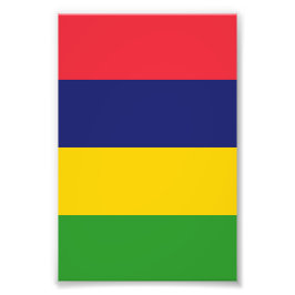 Mauritius-Flagge Fotodruck