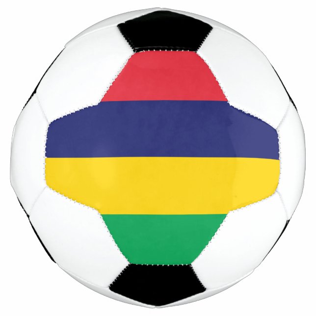 Mauritius-Flagge Fußball (Vorderseite)