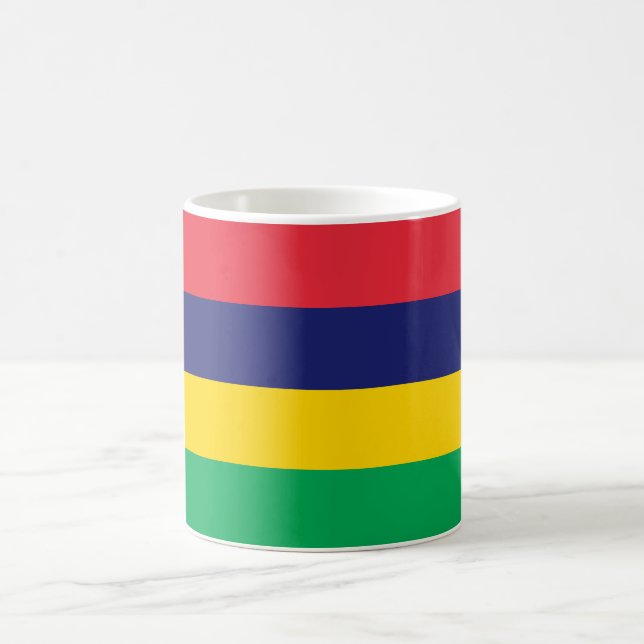 Mauritius-Flagge Kaffeetasse (Mittel)