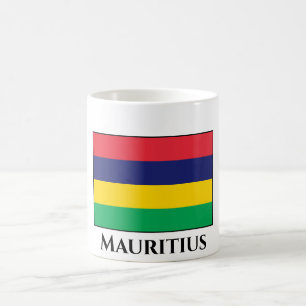 Mauritius-Flagge Kaffeetasse
