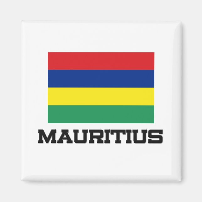 Mauritius-Flagge Magnet (Vorne)