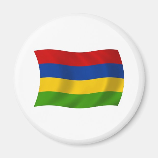 Mauritius-Flagge-Magnet Magnet (Vorne)
