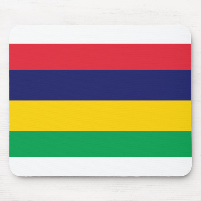Mauritius-Flagge Mousepad (Vorne)