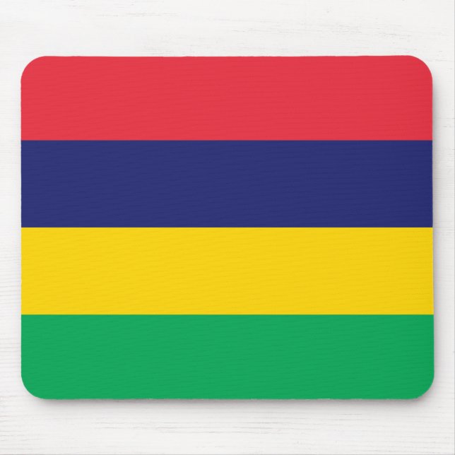 Mauritius-Flagge Mousepad (Vorne)
