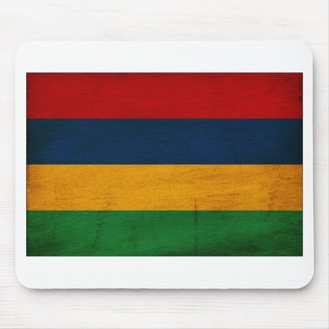 Mauritius-Flagge Mousepad (Vorne)
