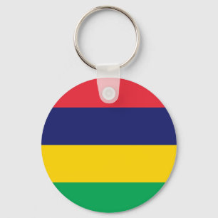 Mauritius-Flagge Schlüsselanhänger