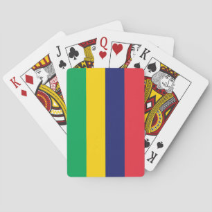 Mauritius-Flagge Spielkarten