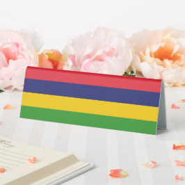 Mauritius-Flagge Tischaufsteller