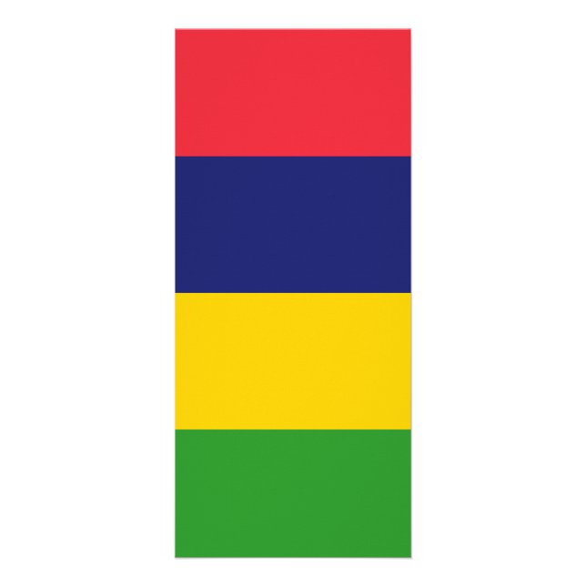 Mauritius-Flagge Werbekarte (Vorne)