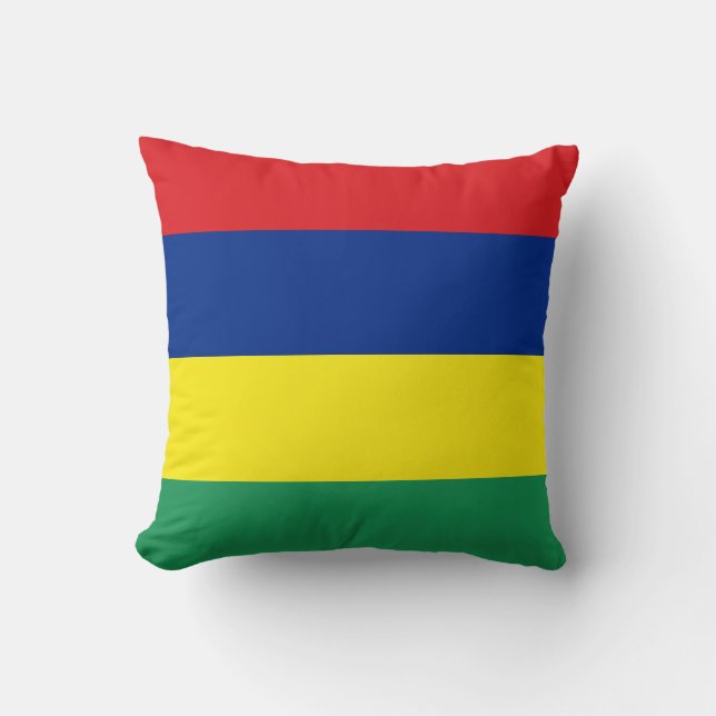 Mauritius-Flaggenkissen Kissen (Vorderseite)