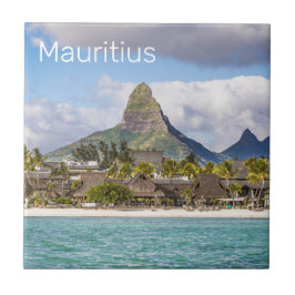 Mauritius Indian Ocean Flic En Flac Beach Souvenir Fliese