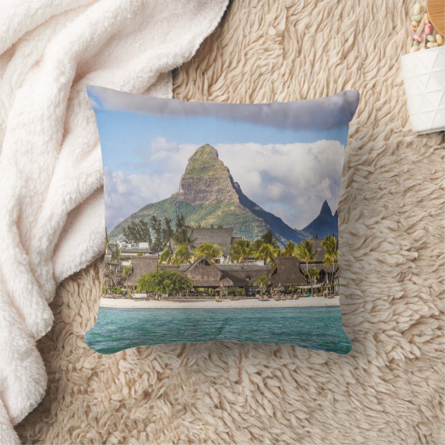 Mauritius Indian Ocean Flic En Flac Beach Souvenir Kissen (Decke)
