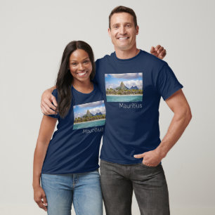 Mauritius Indian Ocean Flic En Flac Beach Souvenir T-Shirt