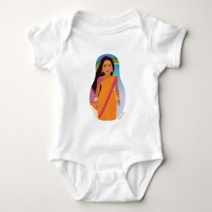 Mauritius, indische Matryoshka Baby Strampler