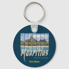 Mauritius Indischer Ozean Vintag Beach Souvenir Schlüsselanhänger