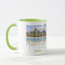 Mauritius Indischer Ozean Vintag Beach Souvenir Tasse