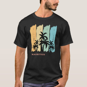 Mauritius Insel Reise Urlaub Souvenir Französisch T-Shirt