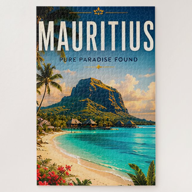 🌴 Mauritius Inselparadies Küste 🌊 (Vertikal)