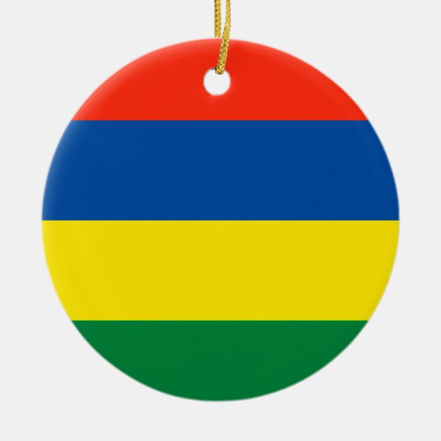 Mauritius Keramik Ornament (Vorne)