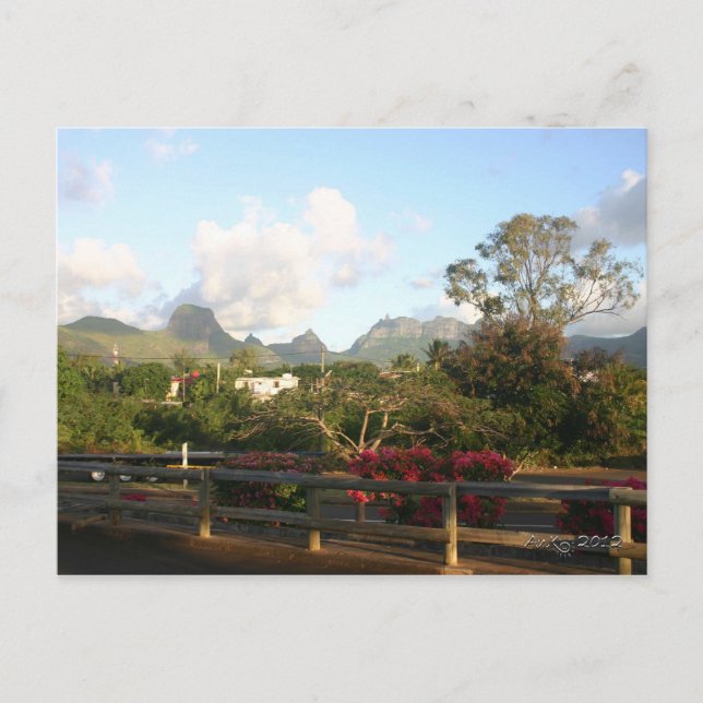 Mauritius Landscapes Postkarte (Vorderseite)