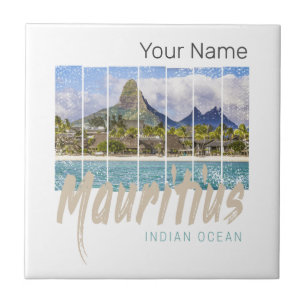 Mauritius Le Morne Brabant Berg Souvenir Fliese