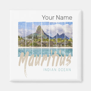 Mauritius Le Morne Brabant Berg Souvenir Magnet