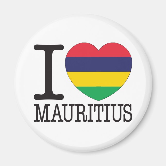 Mauritius Liebe v2 Magnet (Vorne)