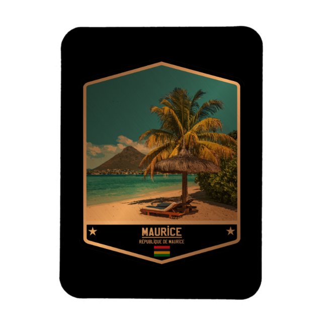 Mauritius Magnet (Vertikal)