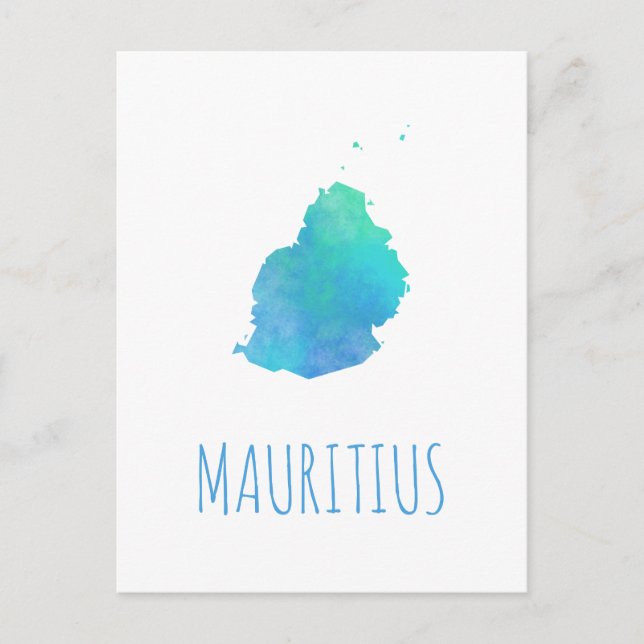 Mauritius Postkarte (Vorderseite)