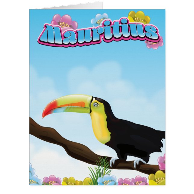 Mauritius Reiseplakat (Vorderseite)