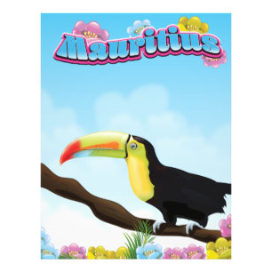 Mauritius Reiseplakat Fotodruck