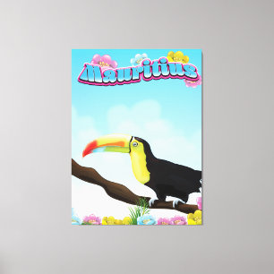Mauritius Reiseplakat Leinwanddruck