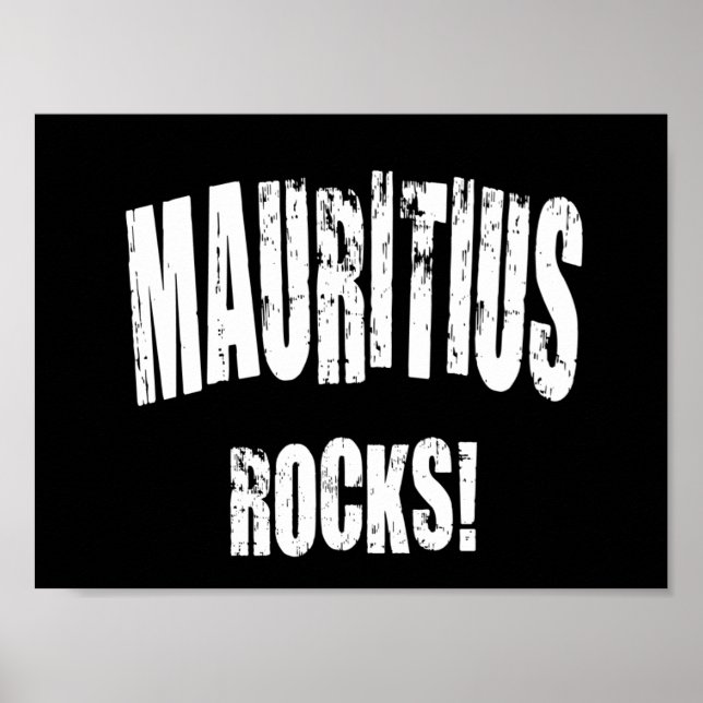 Mauritius Rocks! Poster (Vorne)