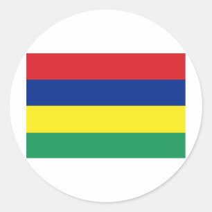 Mauritius Runder Aufkleber