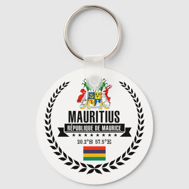 Mauritius Schlüsselanhänger (Vorderseite)