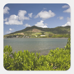 Mauritius, Südmauritius, Grand Sable, Quadratischer Aufkleber