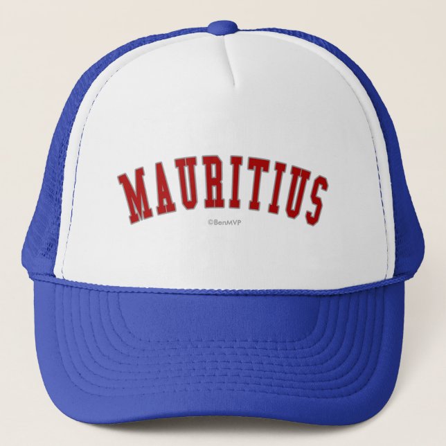 Mauritius Truckerkappe (Vorderseite)