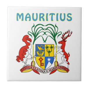 Mauritius-Wappen Fliese
