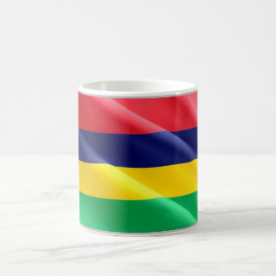Mauritius - Waving Flag - Kaffeetasse