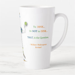 'Maury' - Pickleball Latte Tasse (Shakespeare Rev.