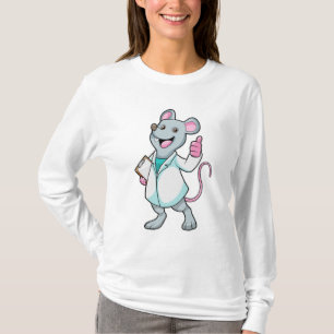 Maus als Doktor mit Doctor's Coat T-Shirt