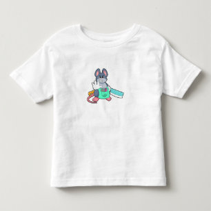 Maus als Friseur mit Schere & Kamin Kleinkind T-shirt