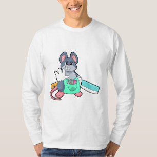 Maus als Friseur mit Schere & Kamin T-Shirt