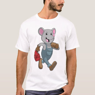 Maus als Handyman mit Toolbox T-Shirt