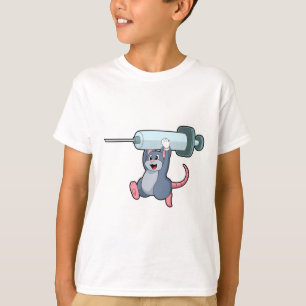 Maus als Krankenschwester mit Spritze.PNG T-Shirt