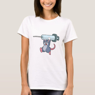 Maus als Krankenschwester mit Spritze.PNG T-Shirt
