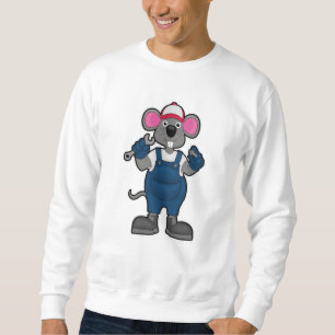Maus als Mechanik mit Schrauben & Spanner Sweatshirt