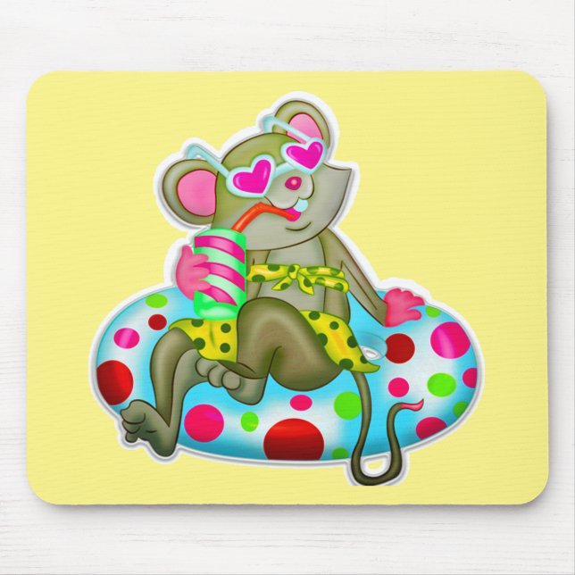 MAUS AUF STRANDCOMPUTER MAUSPAD (Vorne)